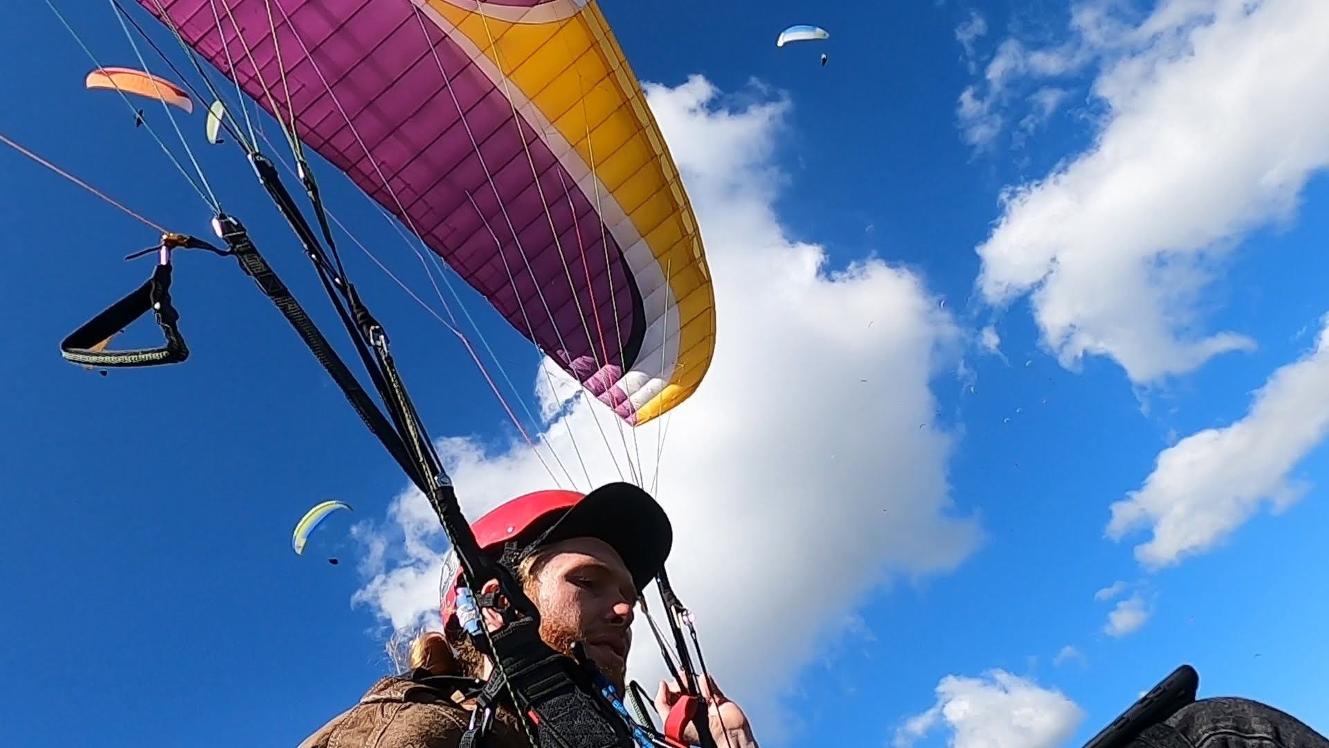 Taking off into the gaggle
